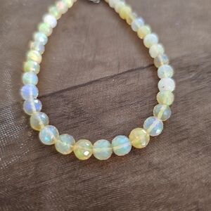 Iridescent Opal Beaded Bracelet